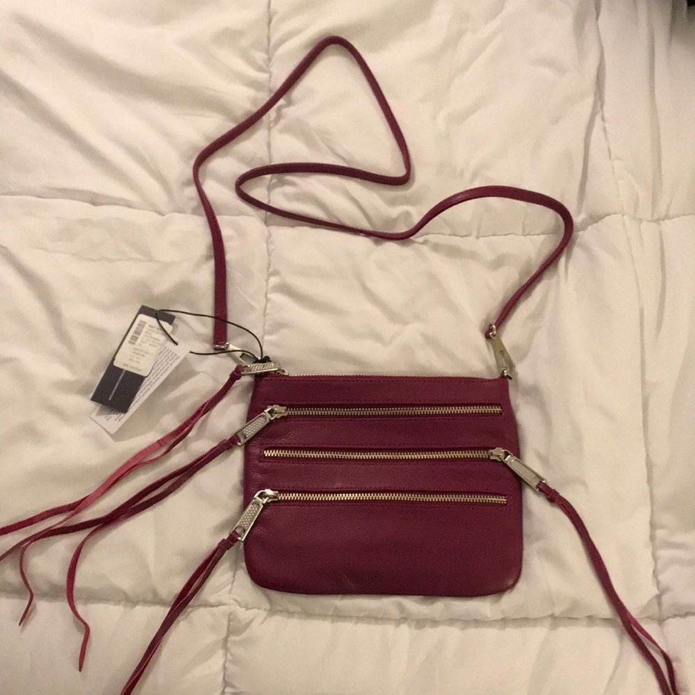 Rebecca Minkoff soft berry cross body